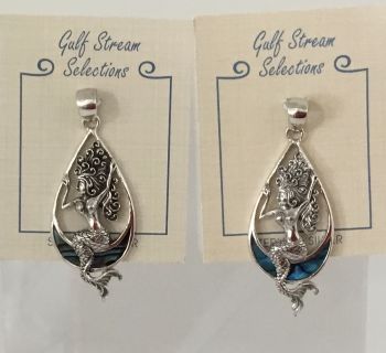 Gulf Stream Gifts, Mermaid and Abalone Pendant