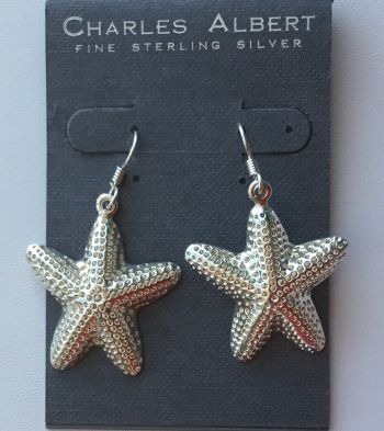 Gulf Stream Gifts, Starfish Earrings by Charles Albert